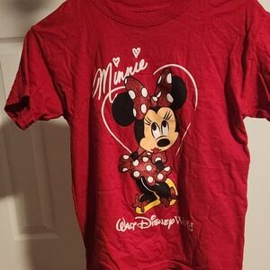 Disney Minnie Mouse Red Kids Shirt